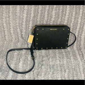 Michael Kors Sandrine Studded Crossed Body